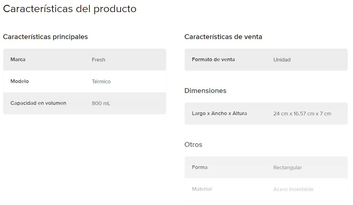 Taper Con Divisiones Lonchera Térmica Y Cubierto Para Comida