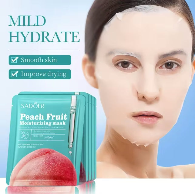 Mascarilla facial hidratante de melocotón - SADOER