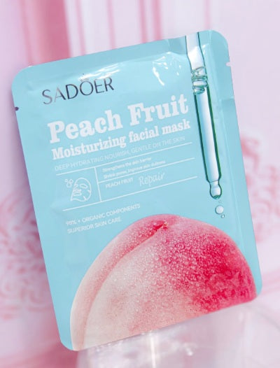 Mascarilla facial hidratante de melocotón - SADOER